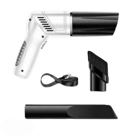 Výkonný akumulátorový vysávač do auta - rýchle čistenie a efektívne vysávanie