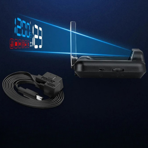 C500 OBD2 Head-Up Display - tydlig skärm och enkel installation