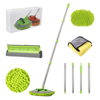 Kit de spălare a mașinii multifuncțional — Mâner ajustabil și cârpă moale 