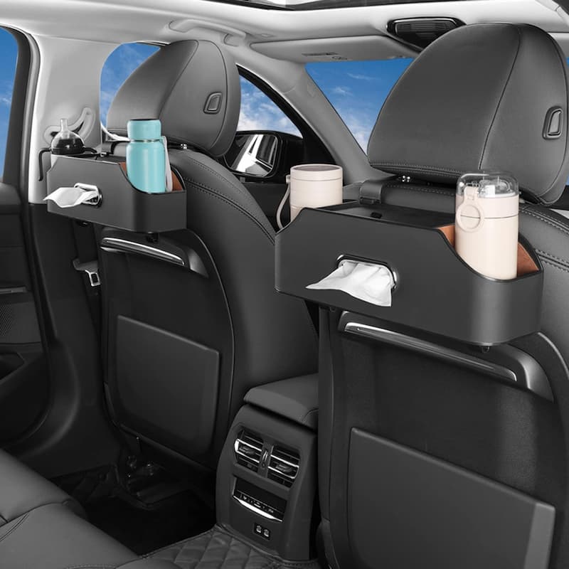 Support Organizzatore Auto – Con Distributore Di Fazzoletti Integrato 
