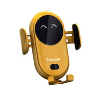 Chargeur Sans Fil Voiture Avec Support Téléphone – Fixation Automatique Et Rapide