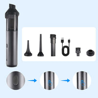 Aspirador sem fios de alto desempenho para automóvel - Limpeza rápida e utilização prática