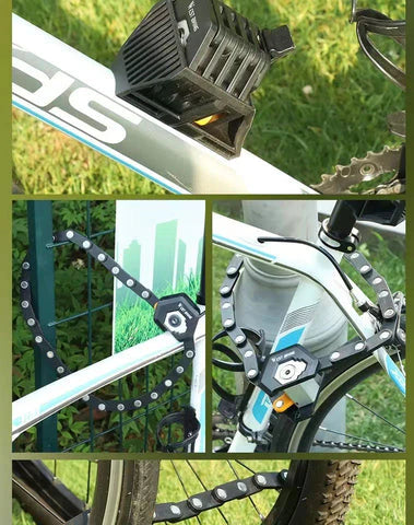 Cadeado de Bicicleta de Alta Segurança — Compacto e Fácil de Transportar 